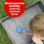 Kindergarten Activity Exploring Positional Words