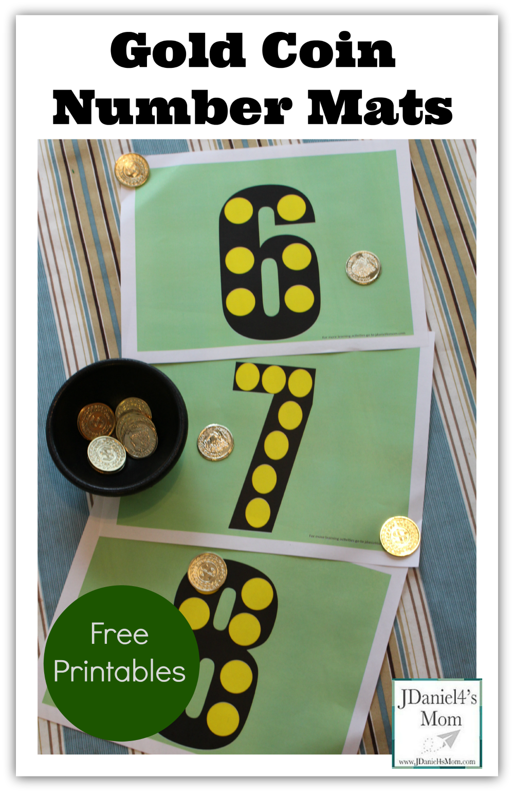  Kindergarten-Worksheets-Gold-Coin-Math-Mats.