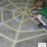 Kindergarten Games- Tape Web Sight Word Activities