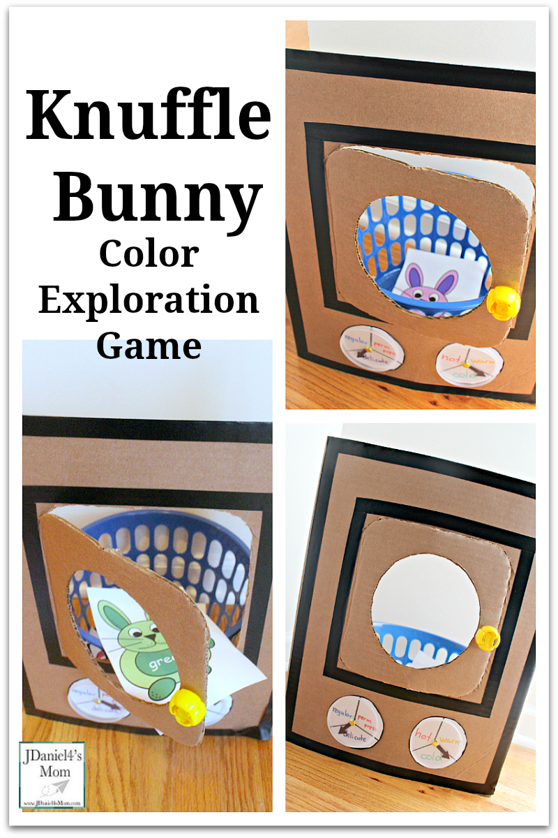 Knuffle Bunny Color Exploration Game with Printable Bunny Cards