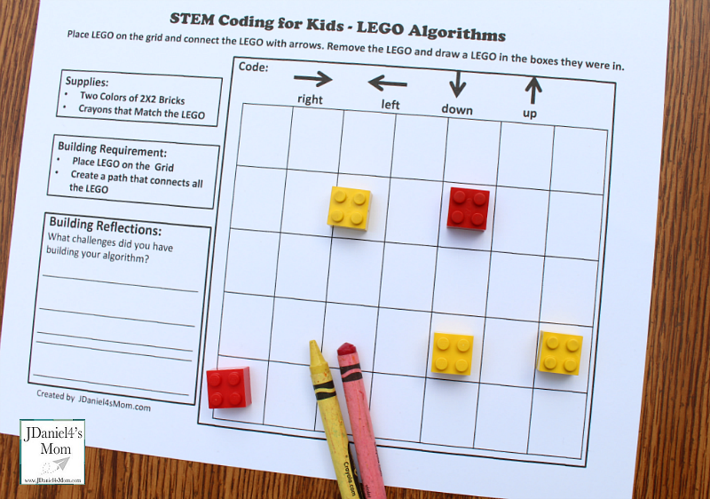 -LEGO Algorithm STEM Activity Coding for Beginners Activity (Supplies)