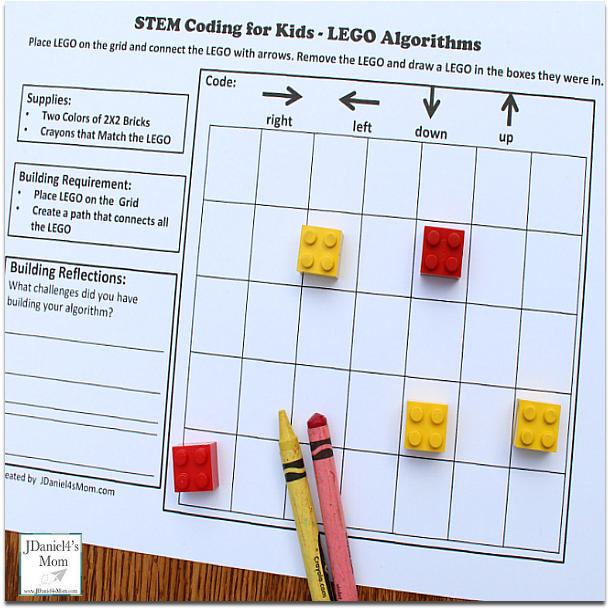 -LEGO Algorithm STEM Activity Coding for Beginners : Kids will love learning to code with LEGO.