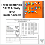LEGO Braille Alphabet -Three Blind Mice STEM Activity : This is a fun way to explore Braille.