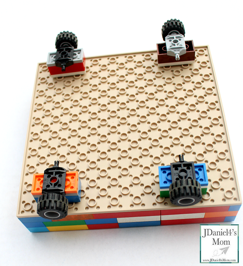 LEGO Building- Exploring Inertia with Moving Platform