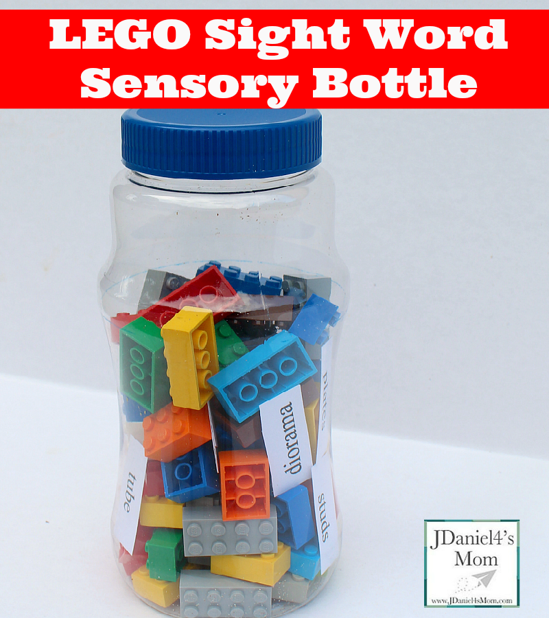 100 Fun and Easy Learning Games for Kids- LEGO Sight Word Bottle