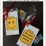 LEGO Valetine's Day Card with Treats