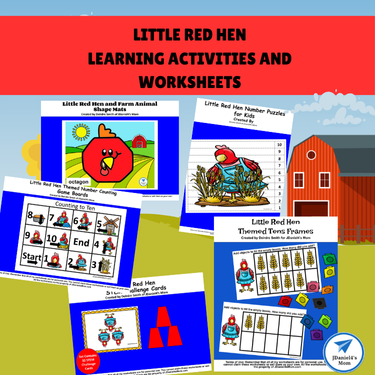 Little Red Hen Learning Activities and Worksheets