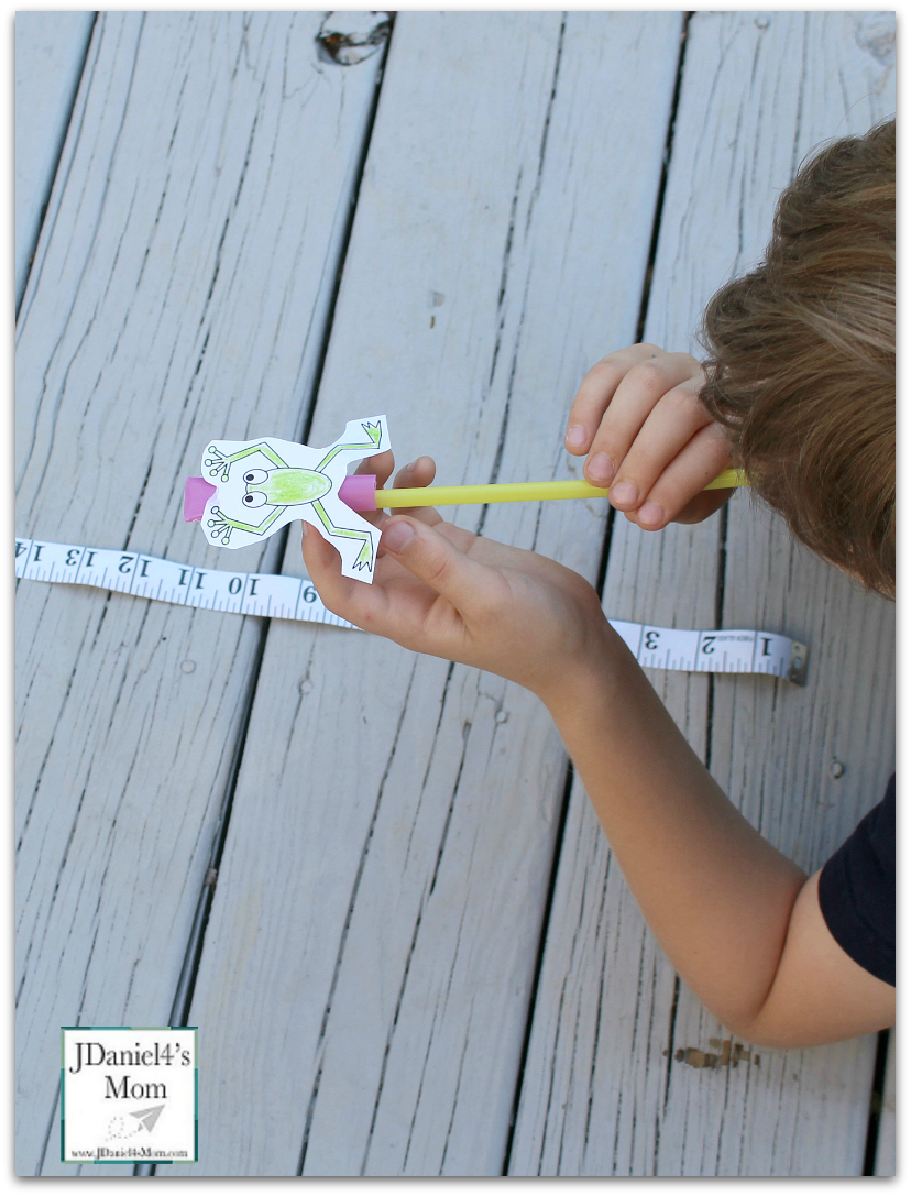 Leap Frog Straw Rocket with Printable- Ready to Blow the Rocket- Kids will have fun with this STEM activity. They have to work out how to make the frog leap farther and farther.