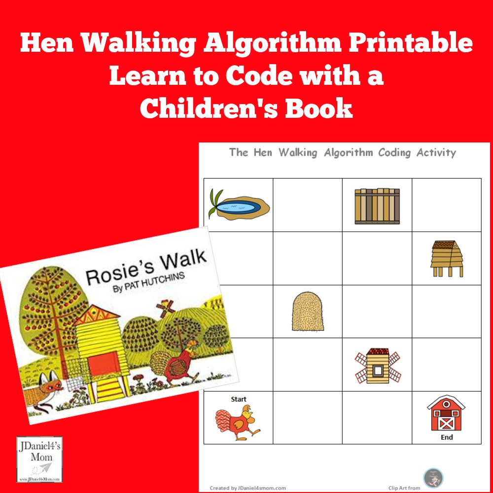 Learn to Code with a Children's Book - Hen Walking Algorithm Based on Rosie's Walk