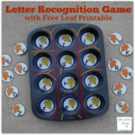 Letter Recognition Game with a Free Leaf Printable