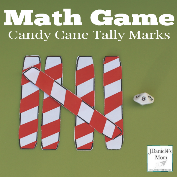 Math Game- Candy Cane Tally Marks This is a fun way to build numbers and work on counting skills.