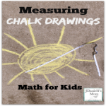Math for Kids: Measuring Chalk Drawings- Measuring the Sun