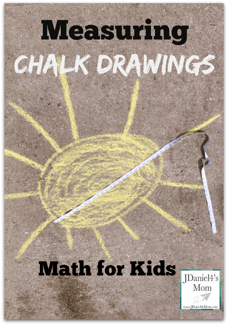Math for Kids- Measuring Chalk Drawings- Measuring the Sun