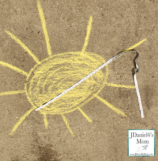 Math for Kids- Measuring Chalk Drawings