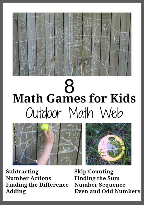 Math Games for Kids- Outdoor Math Web