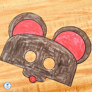 Mouse Mask Based on If You Give a Mouse a Cookie - JDaniel4s Mom