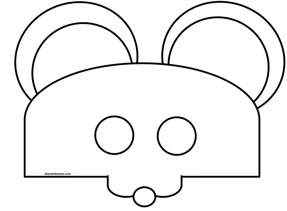 Free Printable Mouse Mask