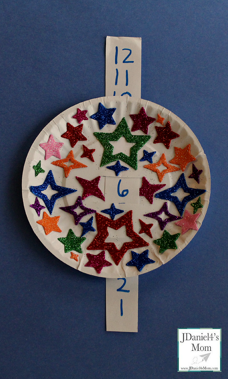 New Year's Eve Countdown Clock Craft