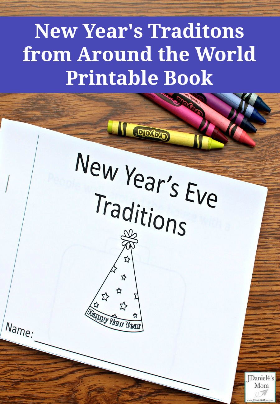 New Year's Eve Traditions Around the World Printable Book