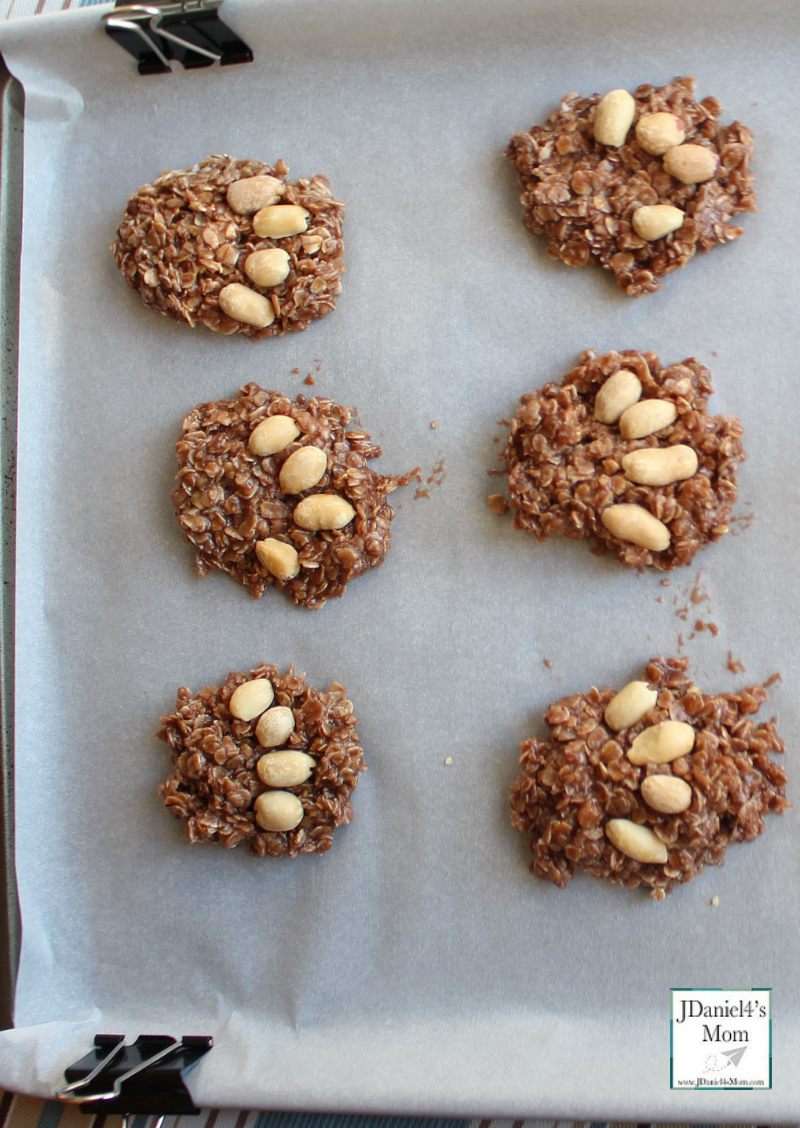 No Bake Cookies Guffalo Paws on Tray