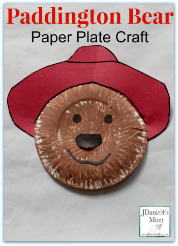 Paddington Bear Paper Plate Craft for Kids