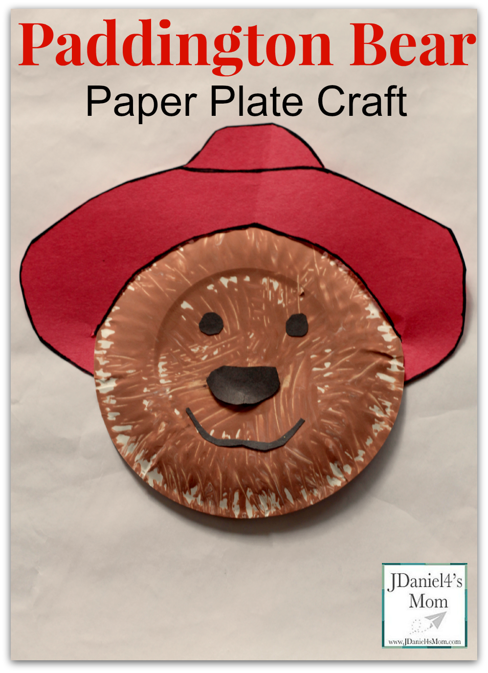 Black Bear Paper Plate Craft: Fine Motor Activity for Kids