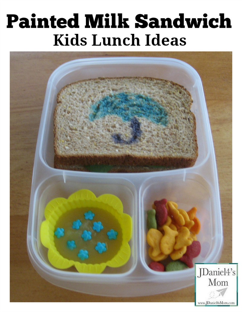 Kid Lunch Ideas - Painted Milk Sandwich