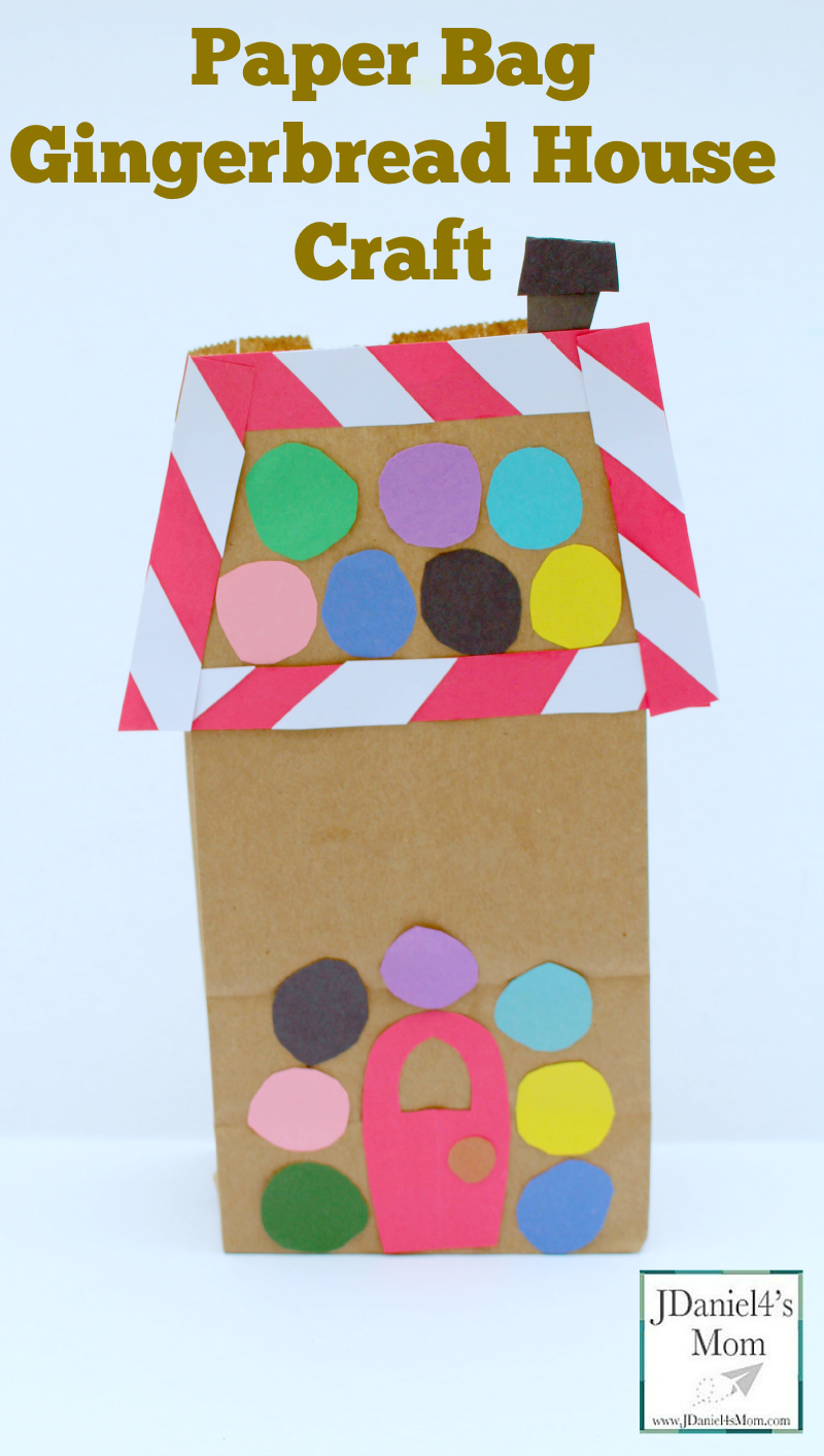 Gingerbread House Template For Paper Bag