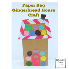 Paper Bag Gingerbread House Craft - JDaniel4s Mom