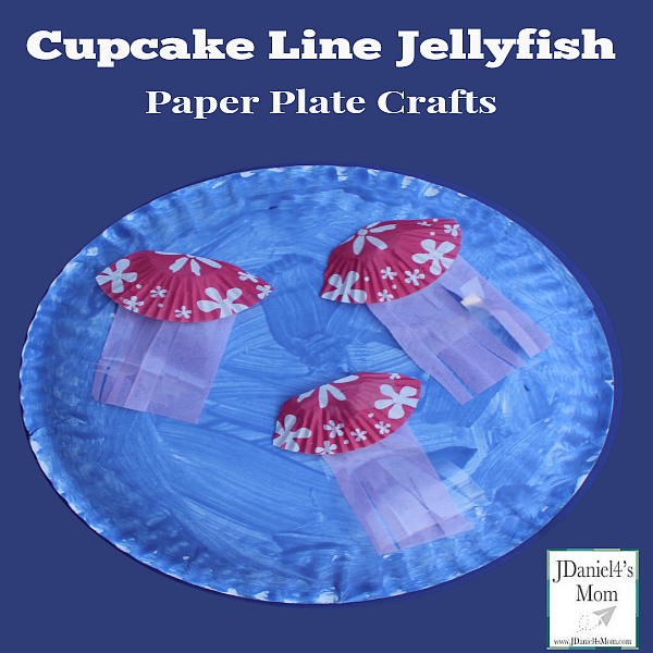 Paper Plate Crafts - Cupcake Liner Jellyfish