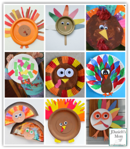 Thanksgiving Crafts for Kids- Paper Plate Turkeys