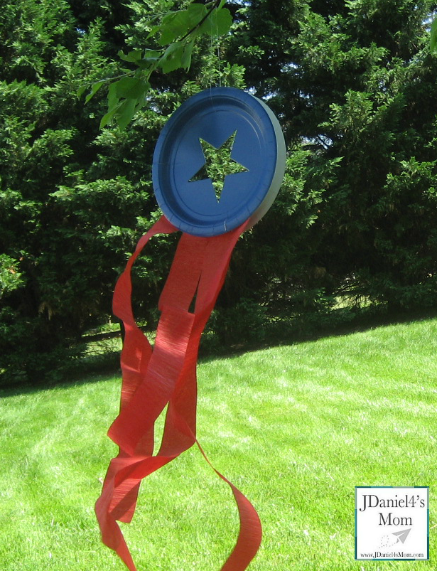 Paper Crafts for Kids- Patriotic Wind Sock