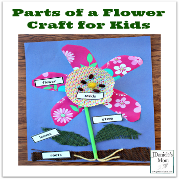 Parts of a Flower Craft for Kids