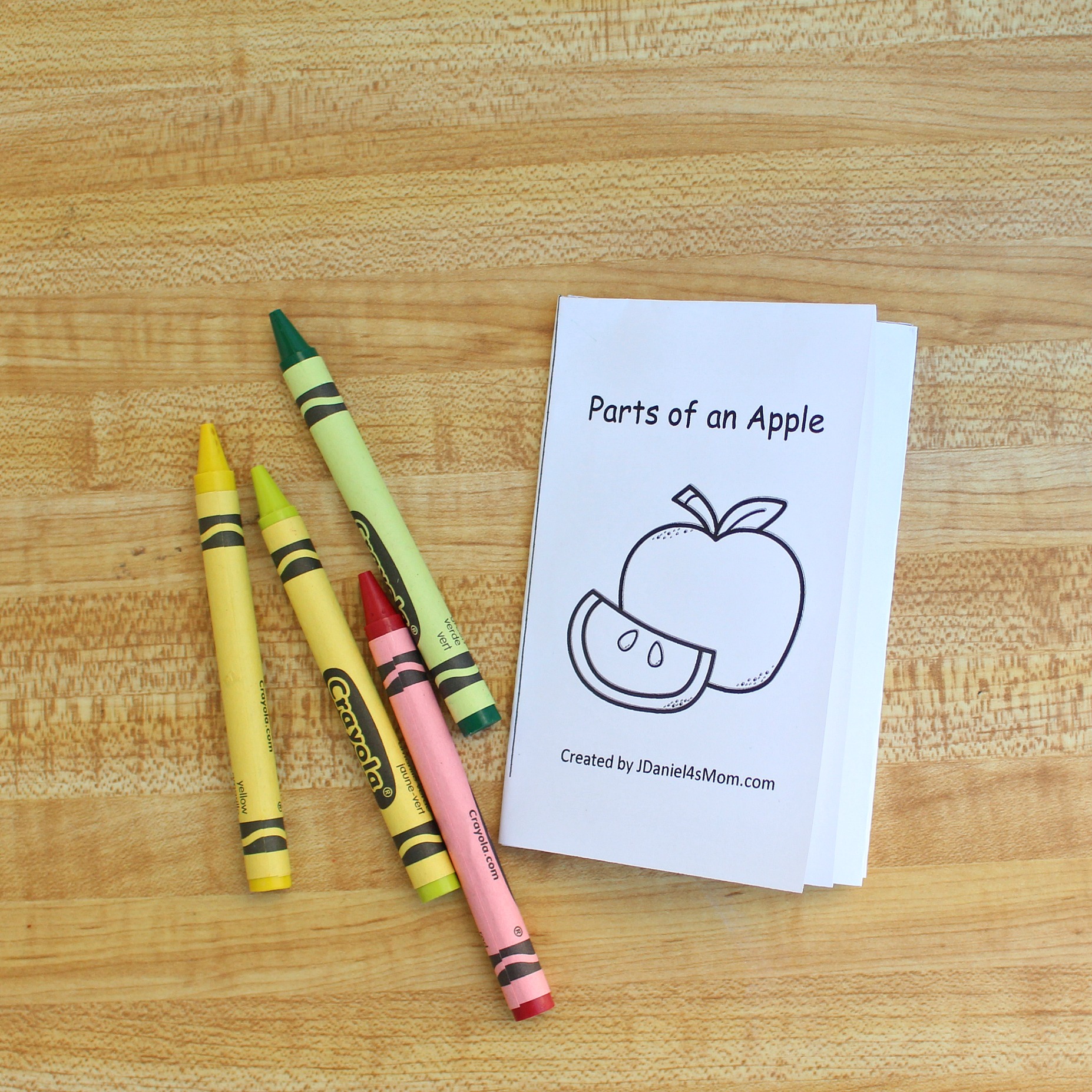 Free Apple Printable Book