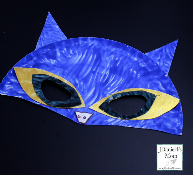 Pete the Cat Paper Plate Mask For Kids