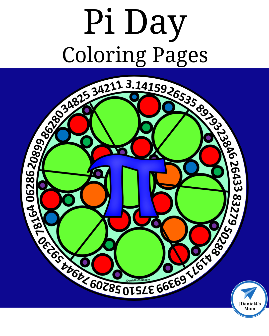 Pi Day Coloring Pages 