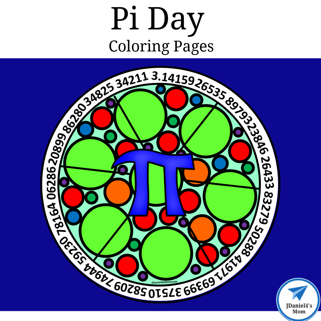 Pi Day Coloring Pages JDaniel4s Mom