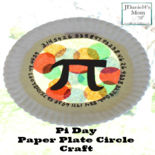 Pi Day Paper Plate Circle Craft