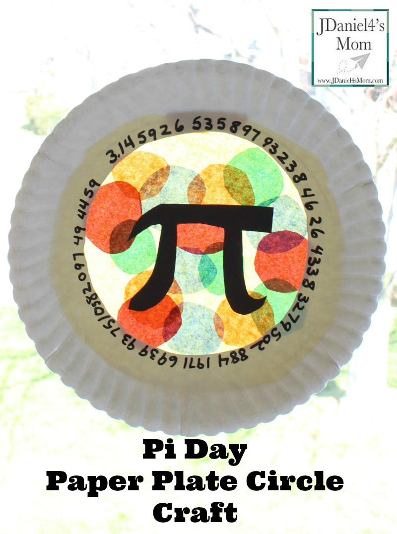 Pi Day Paper Plate Circle Craft - JDaniel4s Mom