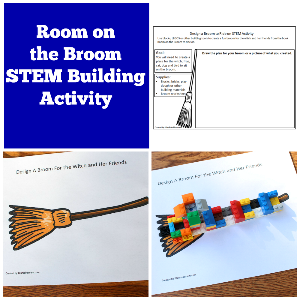 Room on the Broom STEM Building Activity