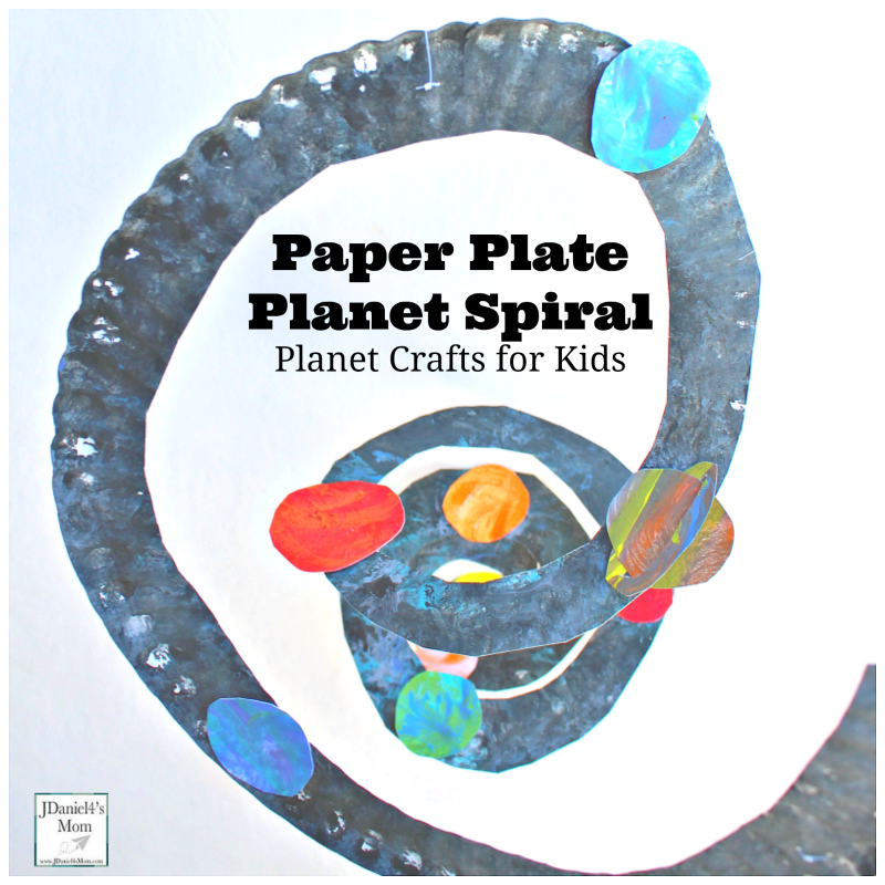 Paper Plate Spin Art Planets - Craftulate