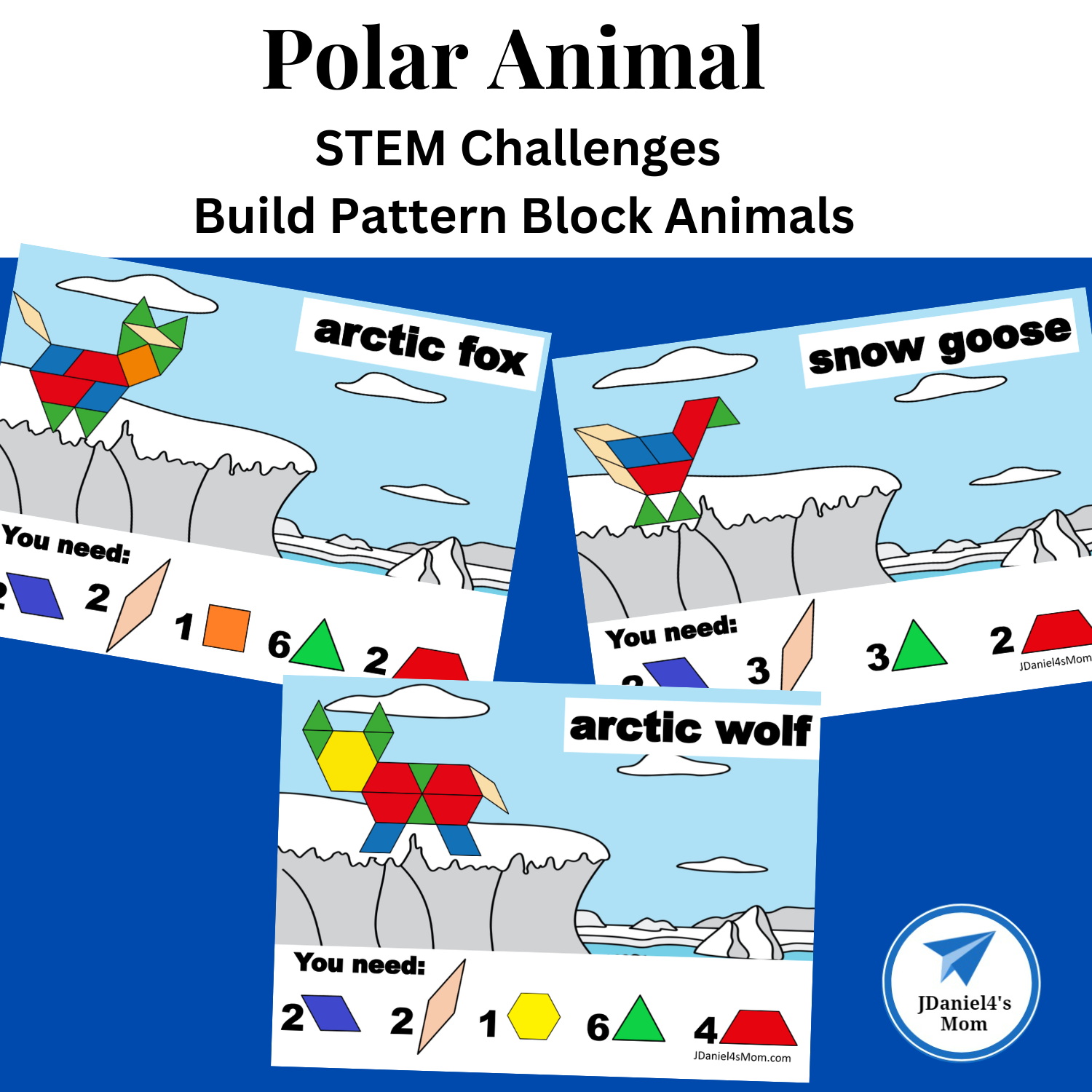 Arctic Animals Measurement, Polar Animals, Winter Math Activity, January