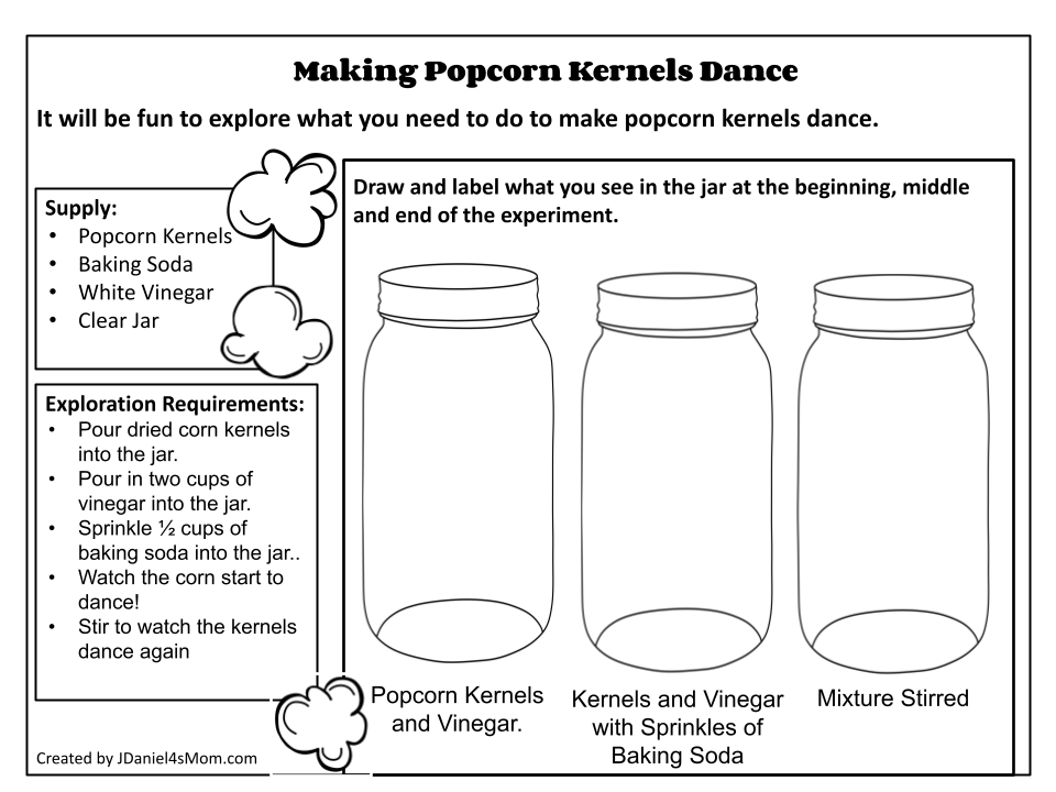 Popcorn STEM Challenges and Experiments