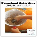 Preschool Activities- Pretend Ice Cream