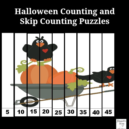 This set of Halloween Counting and Skip Counting Puzzles explores the numbers 1-10, 11-20. skip counting by 2's and skip counting by 5's. There is also an editable puzzle.