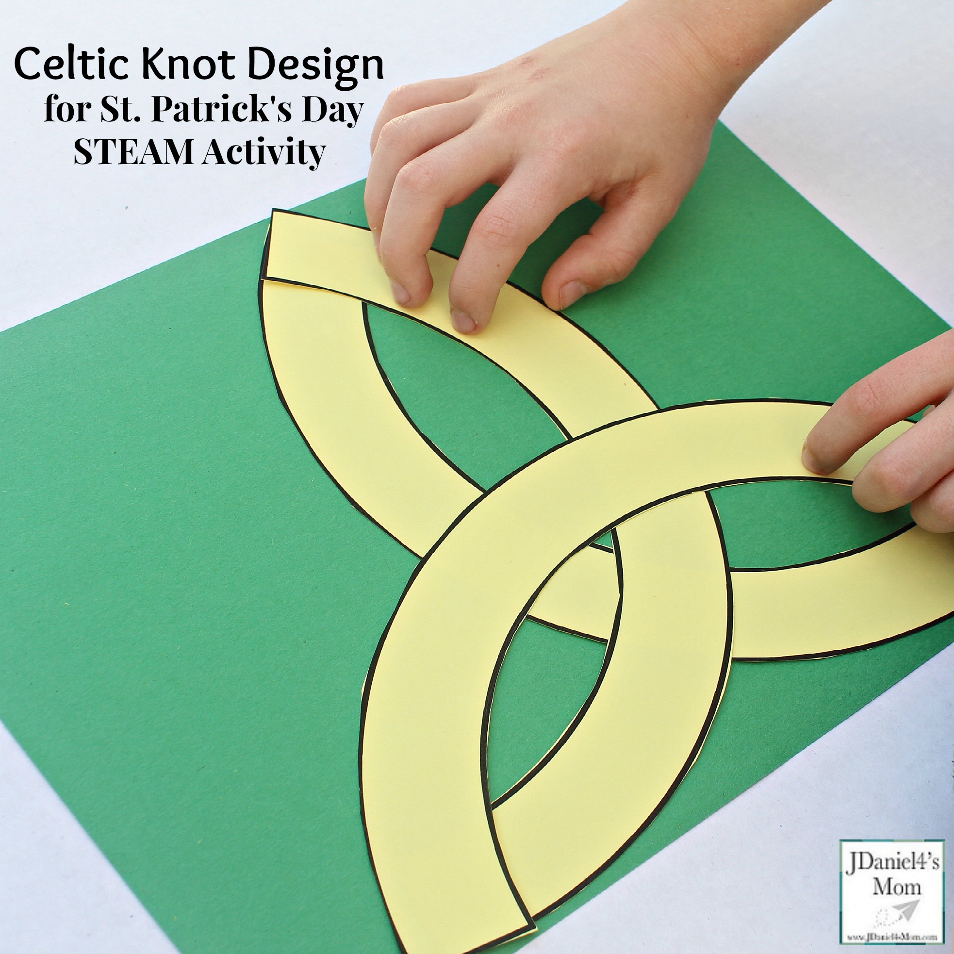 STEAM Activity Celtic Knot Design for St. Patrick's Day