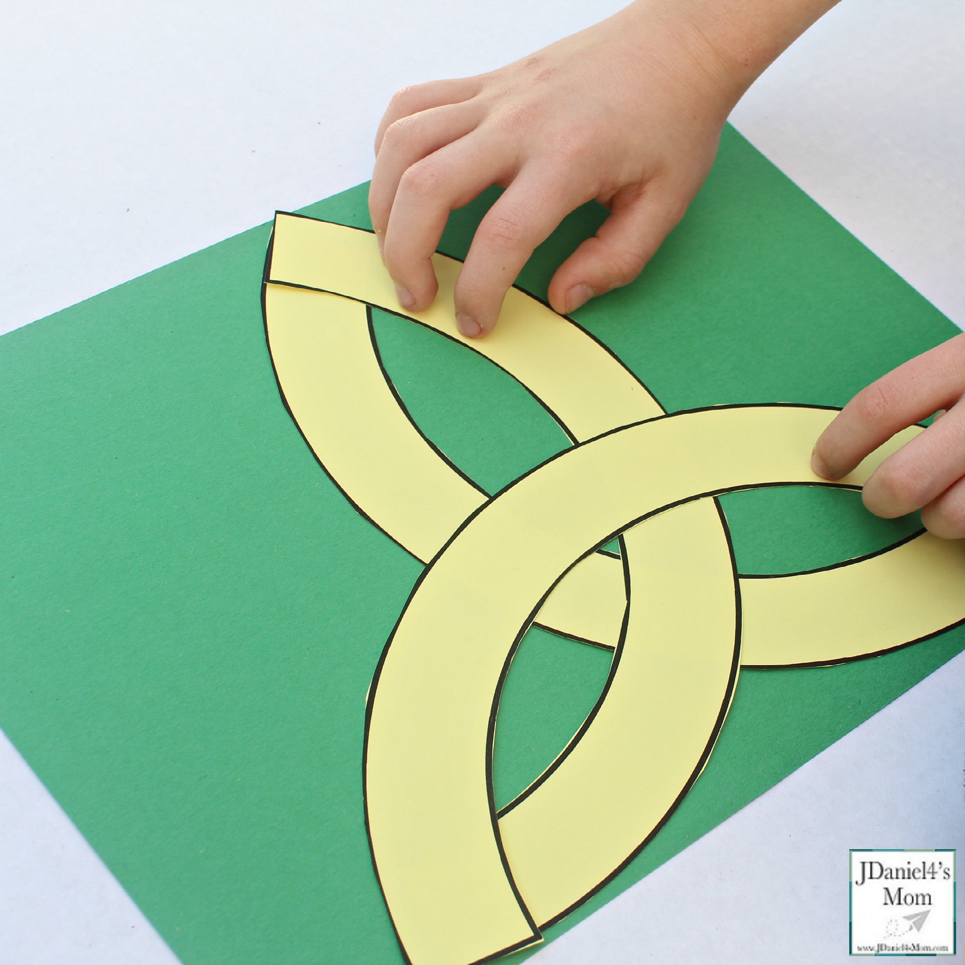 STEAM Activity Celtic Knot Design for St. Patrick's Day 