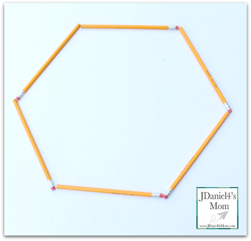 STEM Activities for Kids with #2 Pencils - Pencils can be used to create a number of shapes, numbers and structures.