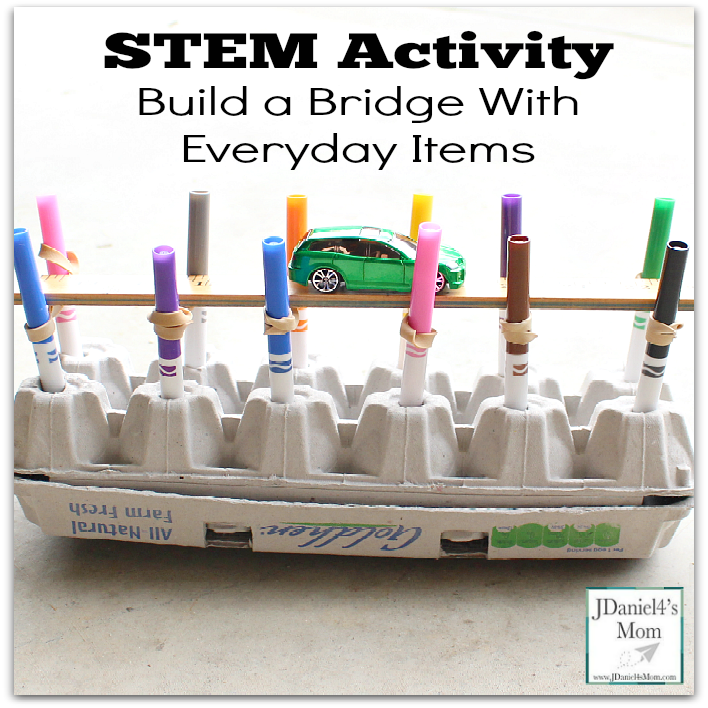 STEM Activity Build a Bridge with Everyday Items 