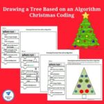 STEAM Christmas Coding Drawing a Tree Based on an Algorithm for Kids